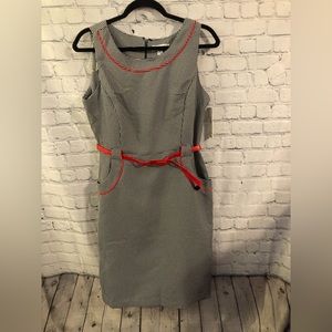Sleeveless navy dress size 10- nwt